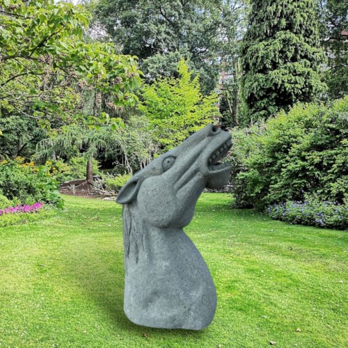 HORSE HEAD GREENSTONE 100 CM A LEFT_500x500